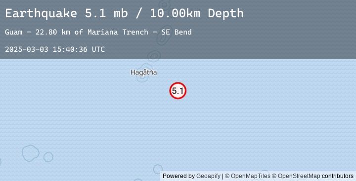 Map of MARIANA ISLANDS REGION