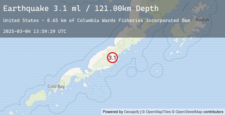 Map of ALASKA PENINSULA