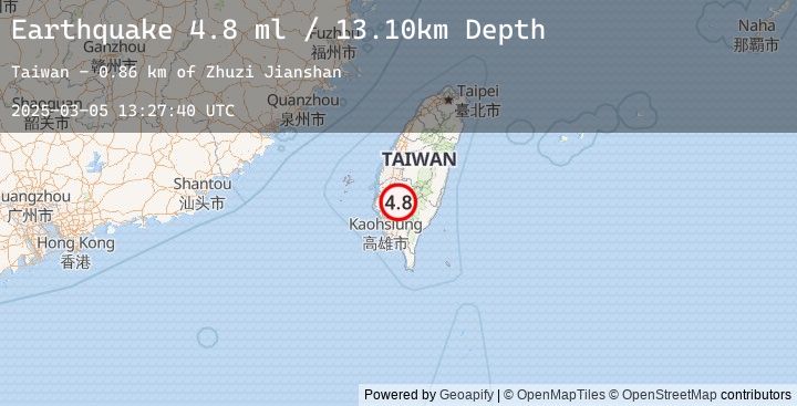 Map of TAIWAN