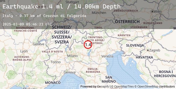 Map of NORTHERN ITALY