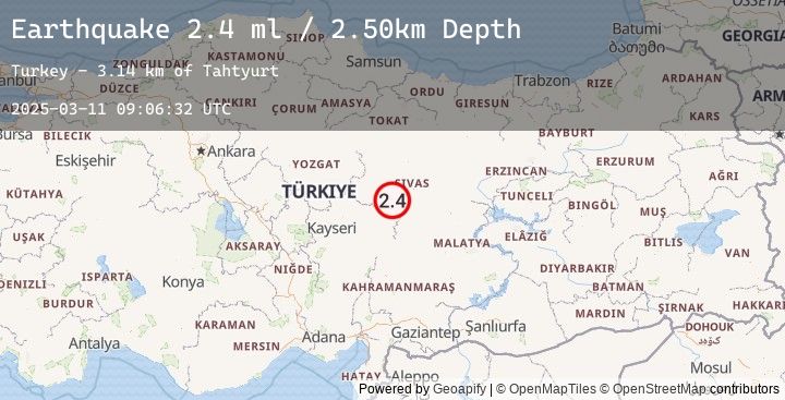 Map of CENTRAL TURKEY