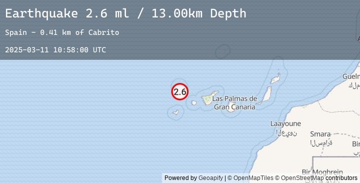 Map of CANARY ISLANDS, SPAIN REGION