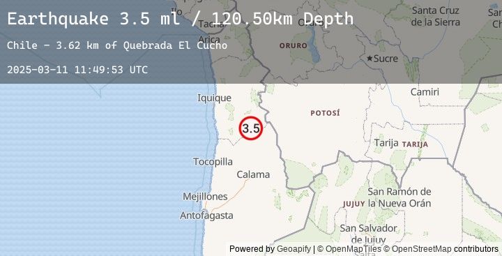 Map of TARAPACA, CHILE