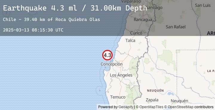 Map of OFFSHORE BIO-BIO, CHILE