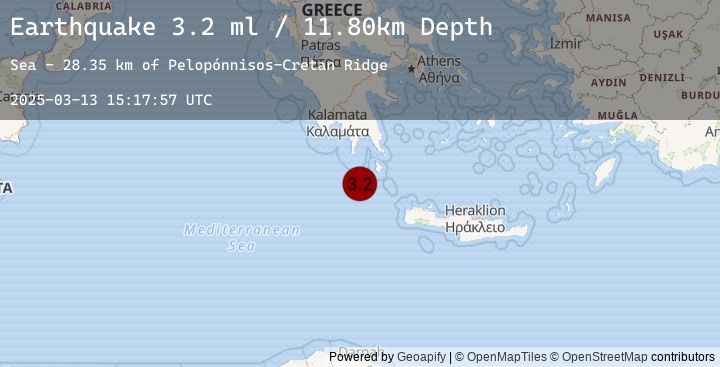 Map of CENTRAL MEDITERRANEAN SEA