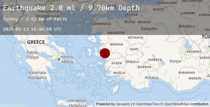 Map of WESTERN TURKEY