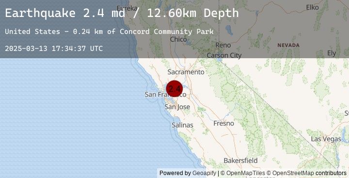 Map of SAN FRANCISCO BAY AREA, CALIF.