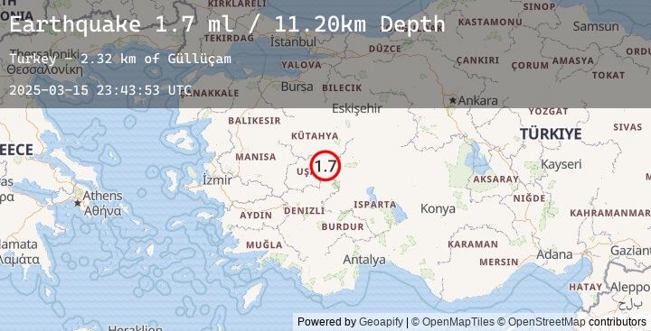 Map of WESTERN TURKEY