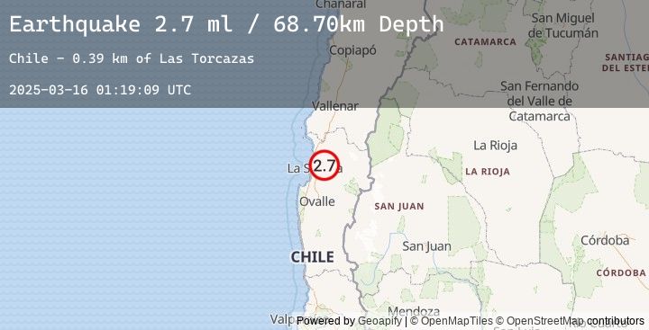 Map of COQUIMBO, CHILE