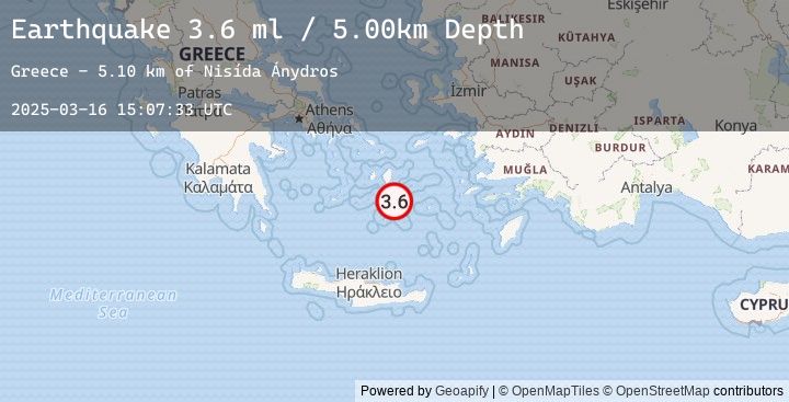Map of DODECANESE ISLANDS, GREECE