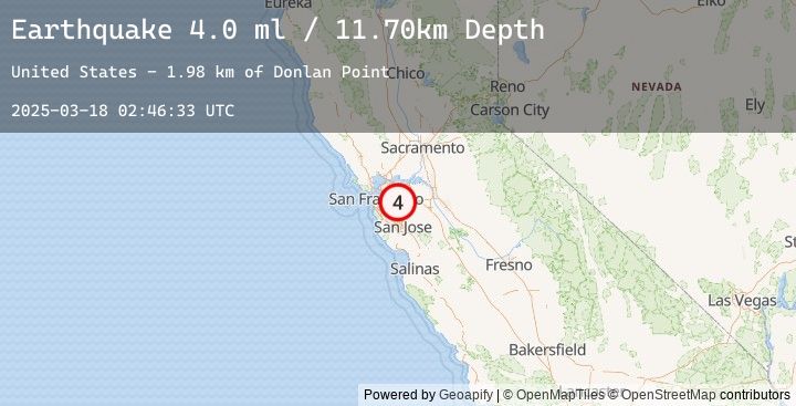 Map of SAN FRANCISCO BAY AREA, CALIF.
