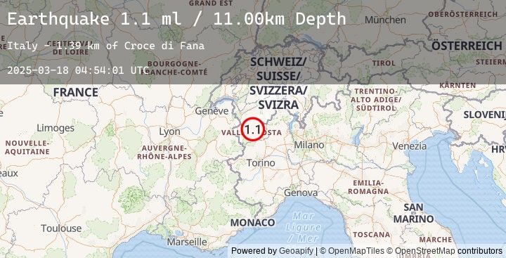 Map of NORTHERN ITALY