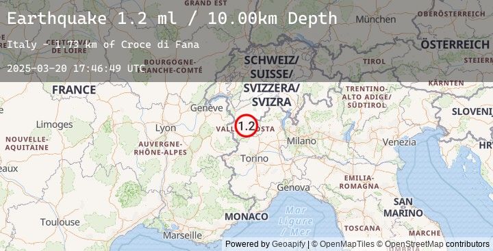 Map of NORTHERN ITALY