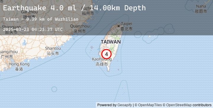 Map of TAIWAN