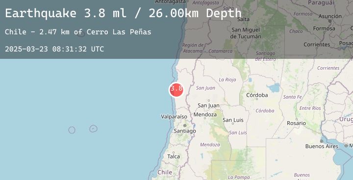 Map of COQUIMBO, CHILE
