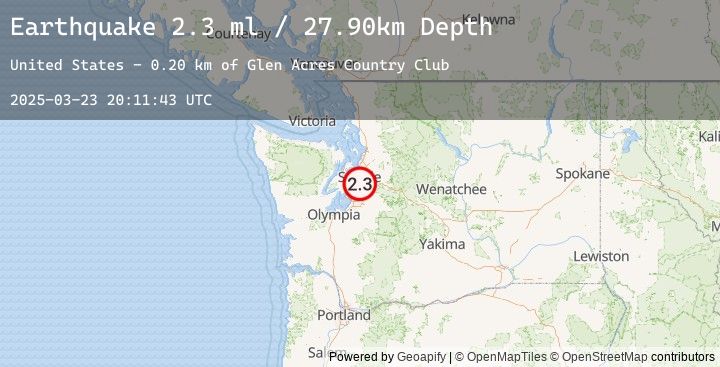 Map of SEATTLE-TACOMA AREA, WASHINGTON