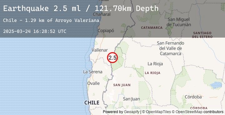 Map of ATACAMA, CHILE