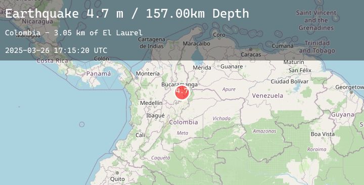 Map of NORTHERN COLOMBIA