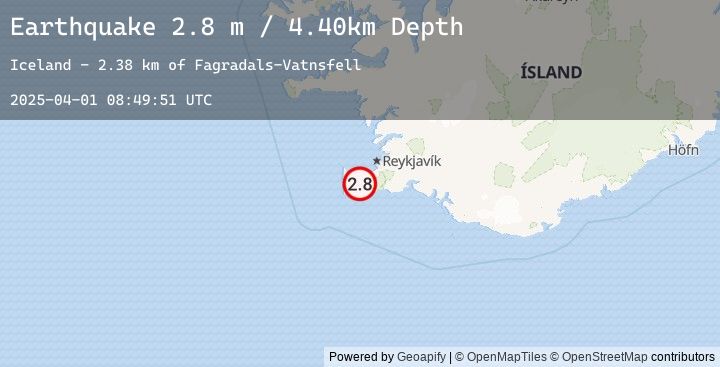 Map of ICELAND REGION