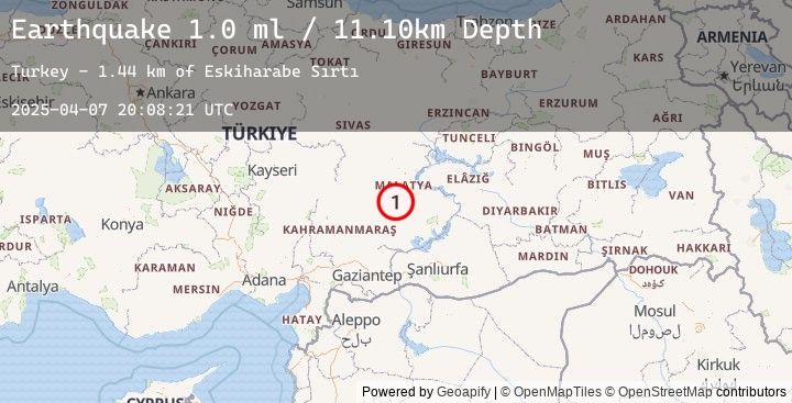 Map of CENTRAL TURKEY