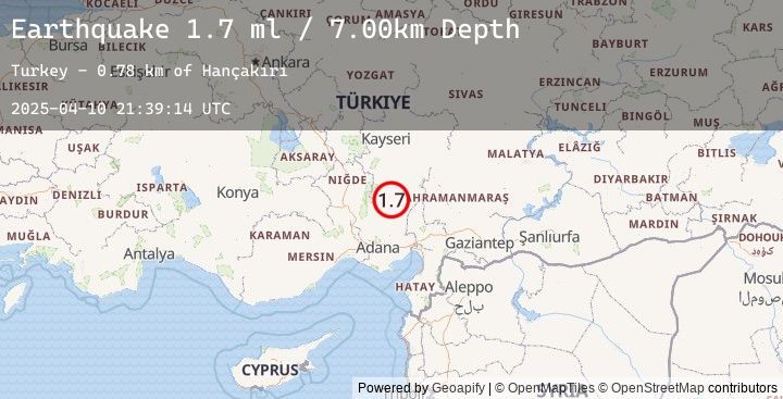 Map of CENTRAL TURKEY