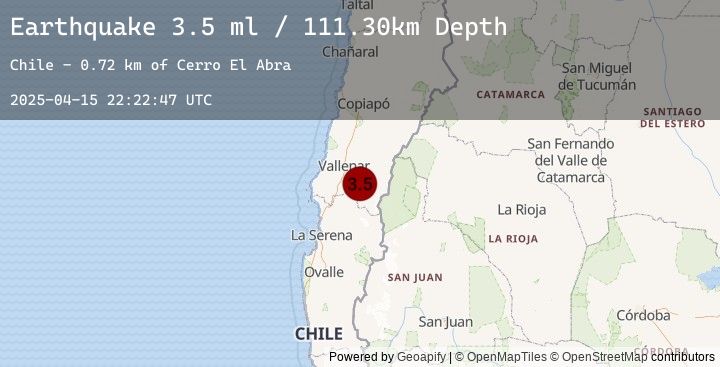 Map of ATACAMA, CHILE