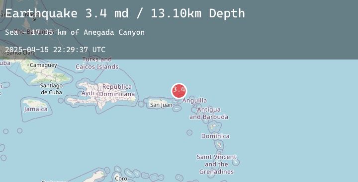 Map of VIRGIN ISLANDS REGION