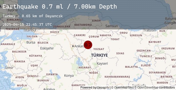 Map of CENTRAL TURKEY