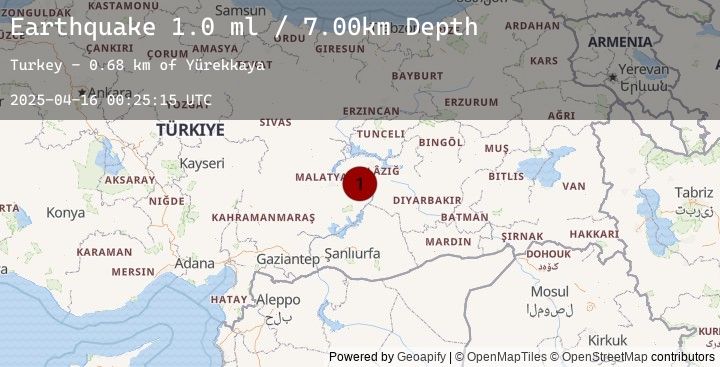 Map of EASTERN TURKEY
