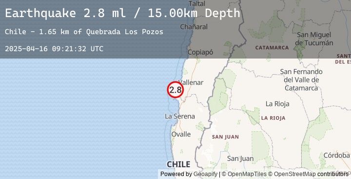 Map of ATACAMA, CHILE