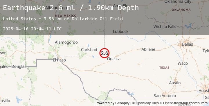Map of WESTERN TEXAS