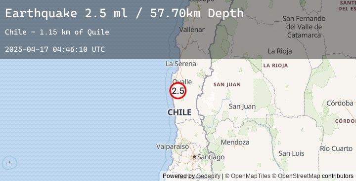 Map of COQUIMBO, CHILE