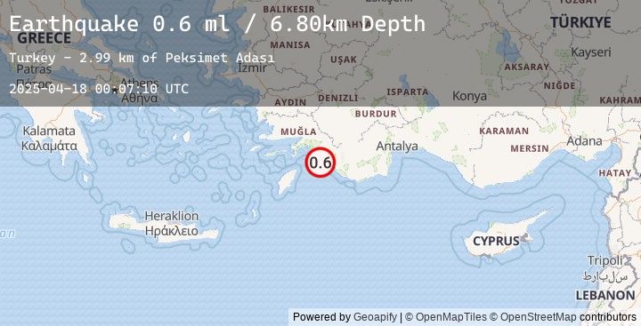 Map of DODECANESE IS.-TURKEY BORDER REG
