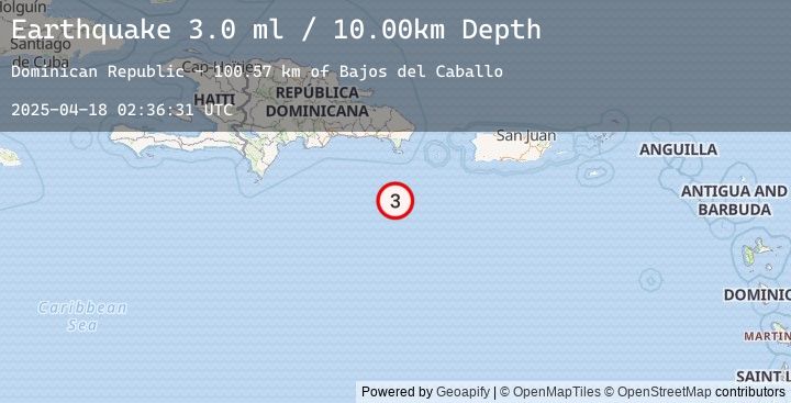 Map of DOMINICAN REPUBLIC REGION