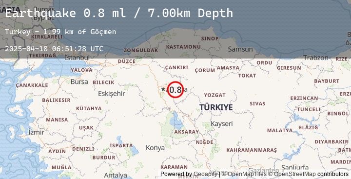 Map of CENTRAL TURKEY