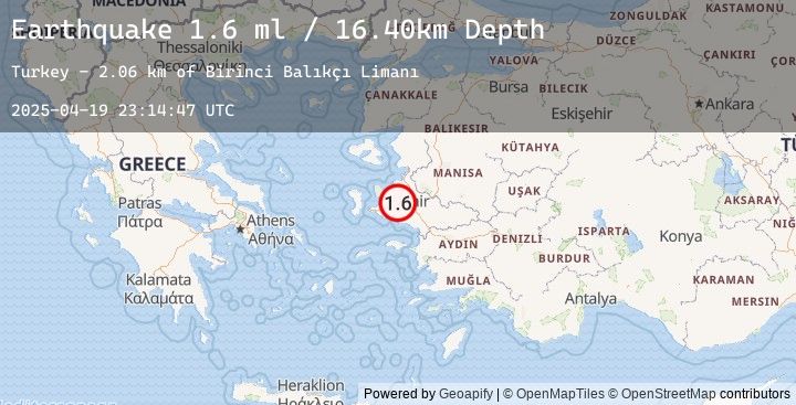 Map of NEAR THE COAST OF WESTERN TURKEY