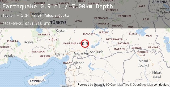 Map of CENTRAL TURKEY