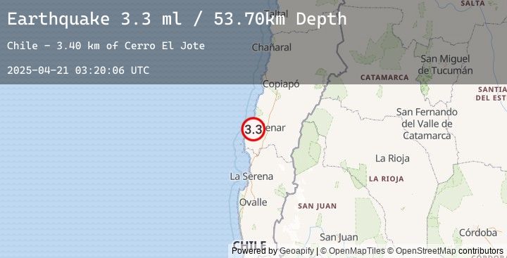 Map of ATACAMA, CHILE
