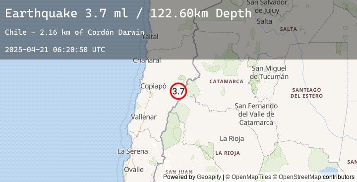 Map of ATACAMA, CHILE