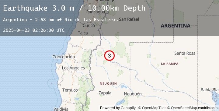 Map of MENDOZA, ARGENTINA