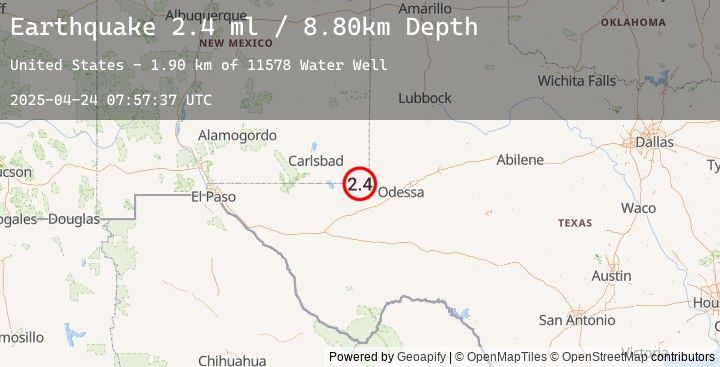 Map of WESTERN TEXAS