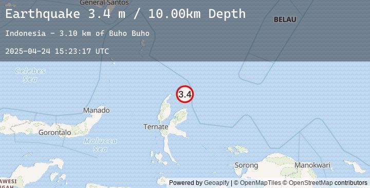 Map of HALMAHERA, INDONESIA
