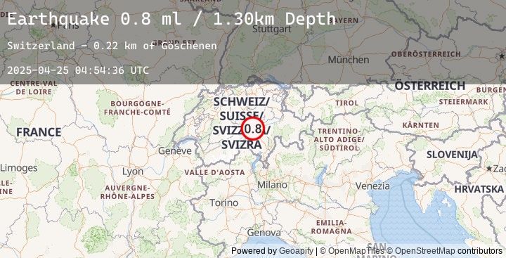 Map of SWITZERLAND