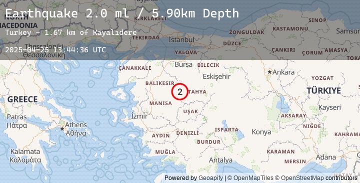 Map of WESTERN TURKEY