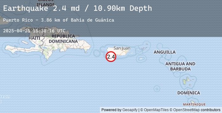 Map of PUERTO RICO REGION