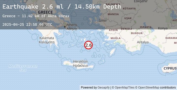 Map of DODECANESE ISLANDS, GREECE