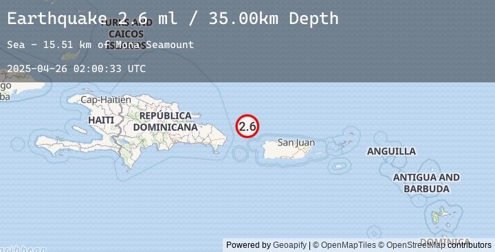 Map of PUERTO RICO REGION