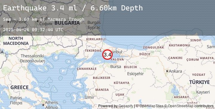 Map of WESTERN TURKEY