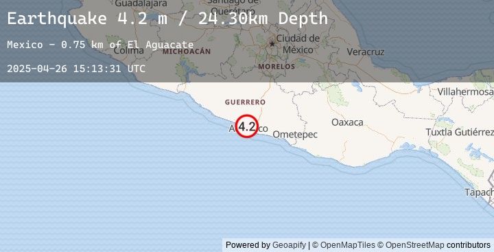 Map of GUERRERO, MEXICO