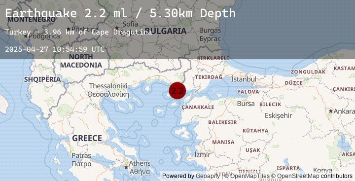Map of WESTERN TURKEY